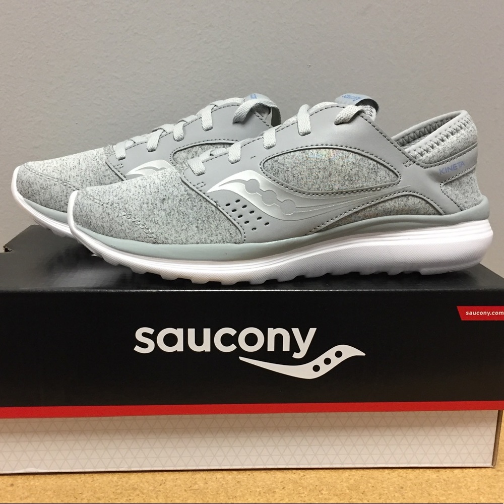 Gray Saucony Shoes